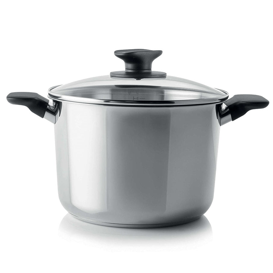 Hot Sale Daily Universal cookware 7.4QT/7L Stockpot with glass cover