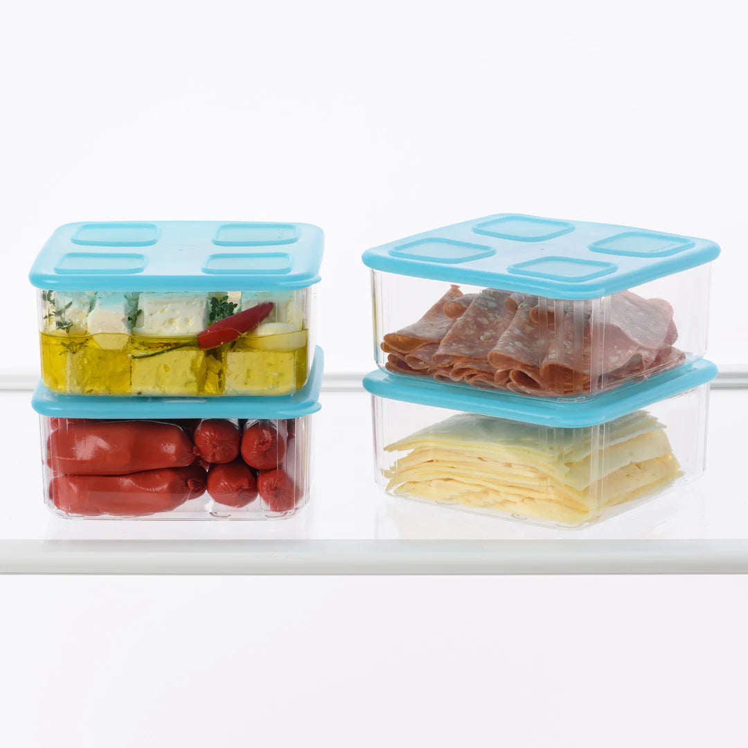 CLEAR MATES SQUARE DELI CONTAINERS (4 PACK)