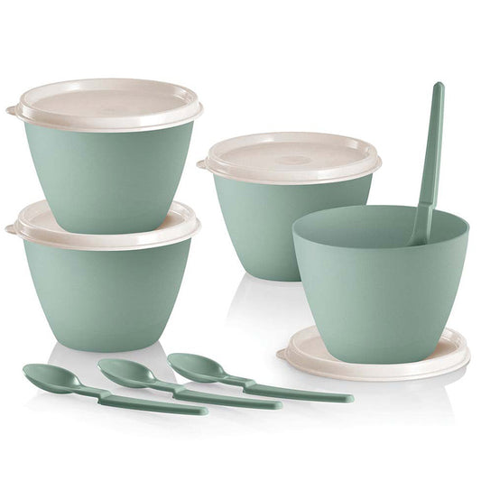 Refrigerator Bowls with Hang-On Spoons