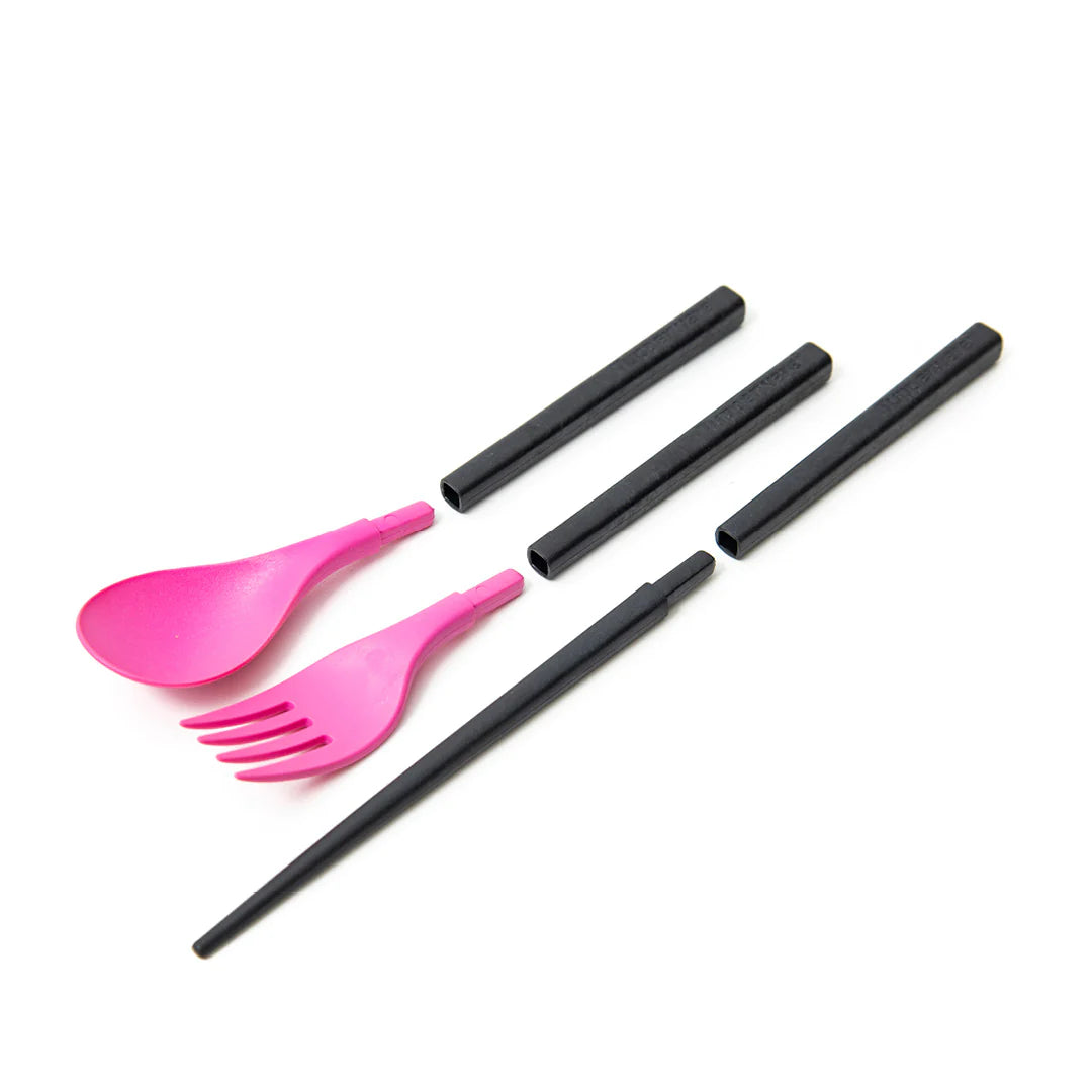 PORTABLE CUTLERY - PINK