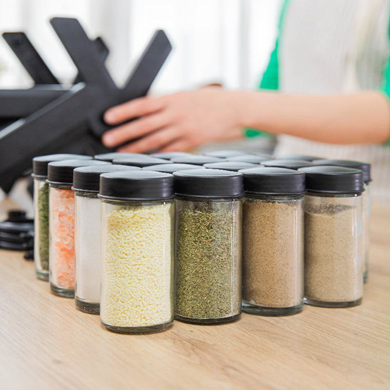 Rotating Spice Rack – Ferris Wheel Design, Multi-Functional Spice Jar Organizer for Kitchen