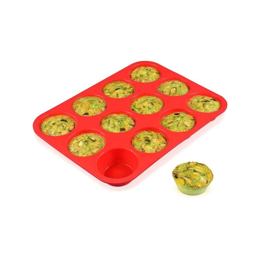 12 Cups Silicone Muffin Pan