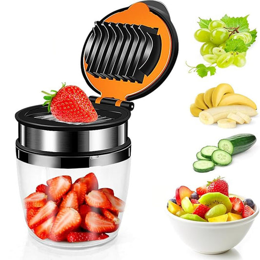 Stainless Steel Mini Fruit Slicer Cup