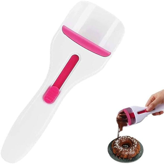 Cake Batter Distribution Scoop, One-Touch Sliding Button Dispenses Batter