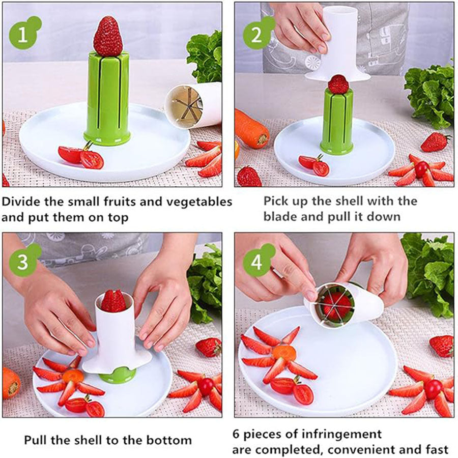 Cucumber Slicer,Multi-Function Fruit And Vegetable Slicer