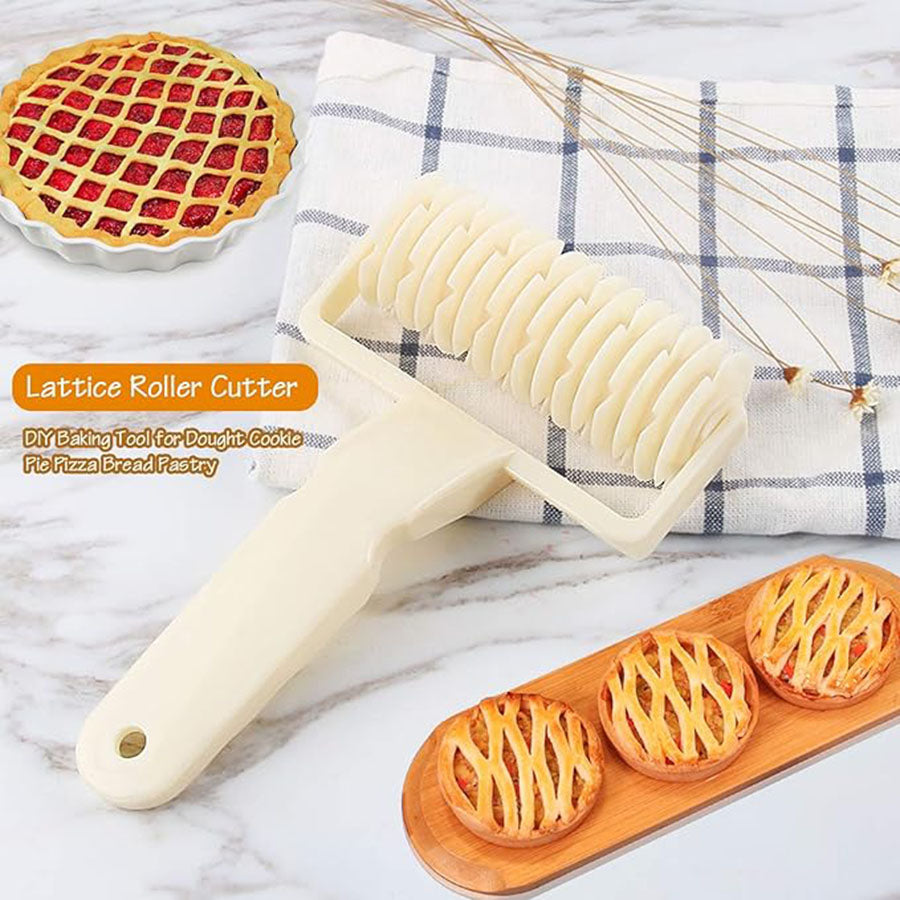 Lattice Roller Pie Pizza Bread Cutter Craft DIY Baking Tool