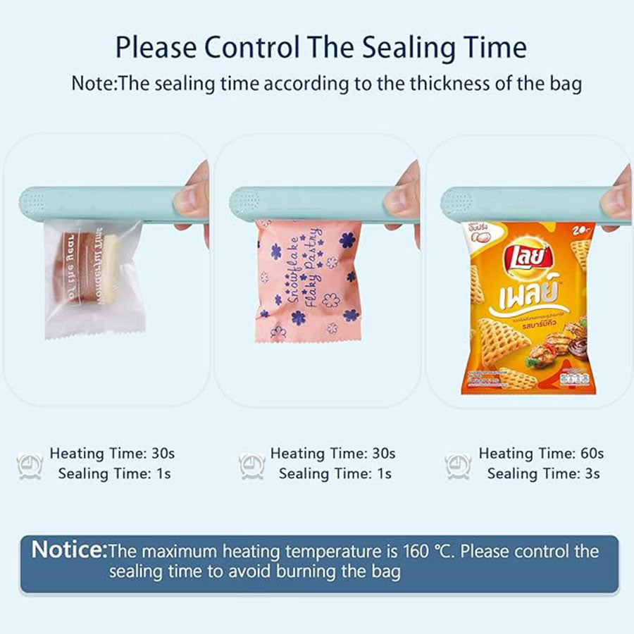 Mini Chip Bag Sealer-Keep Snacks and Food Fresh