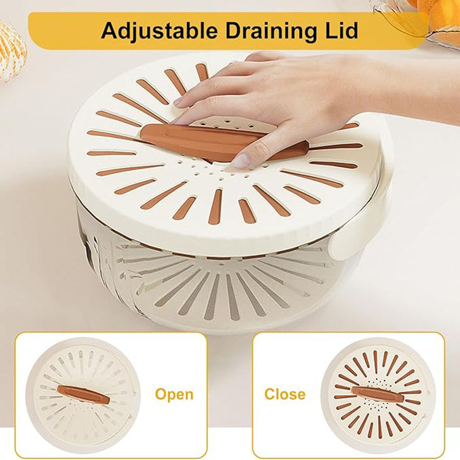 Fruit Washing Bowl For Kitchen Storage and Food Filtering