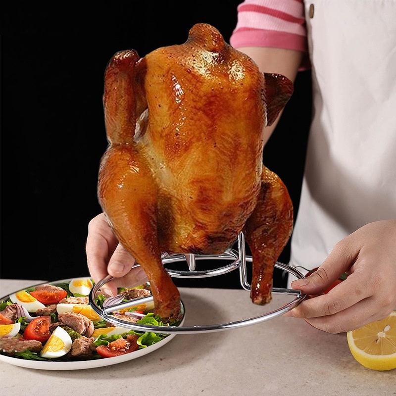 Chicken Holder Stainless Steel