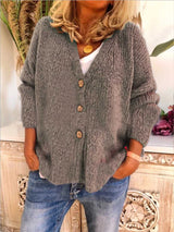Stunncal Solid Color Loose Knit Sweater