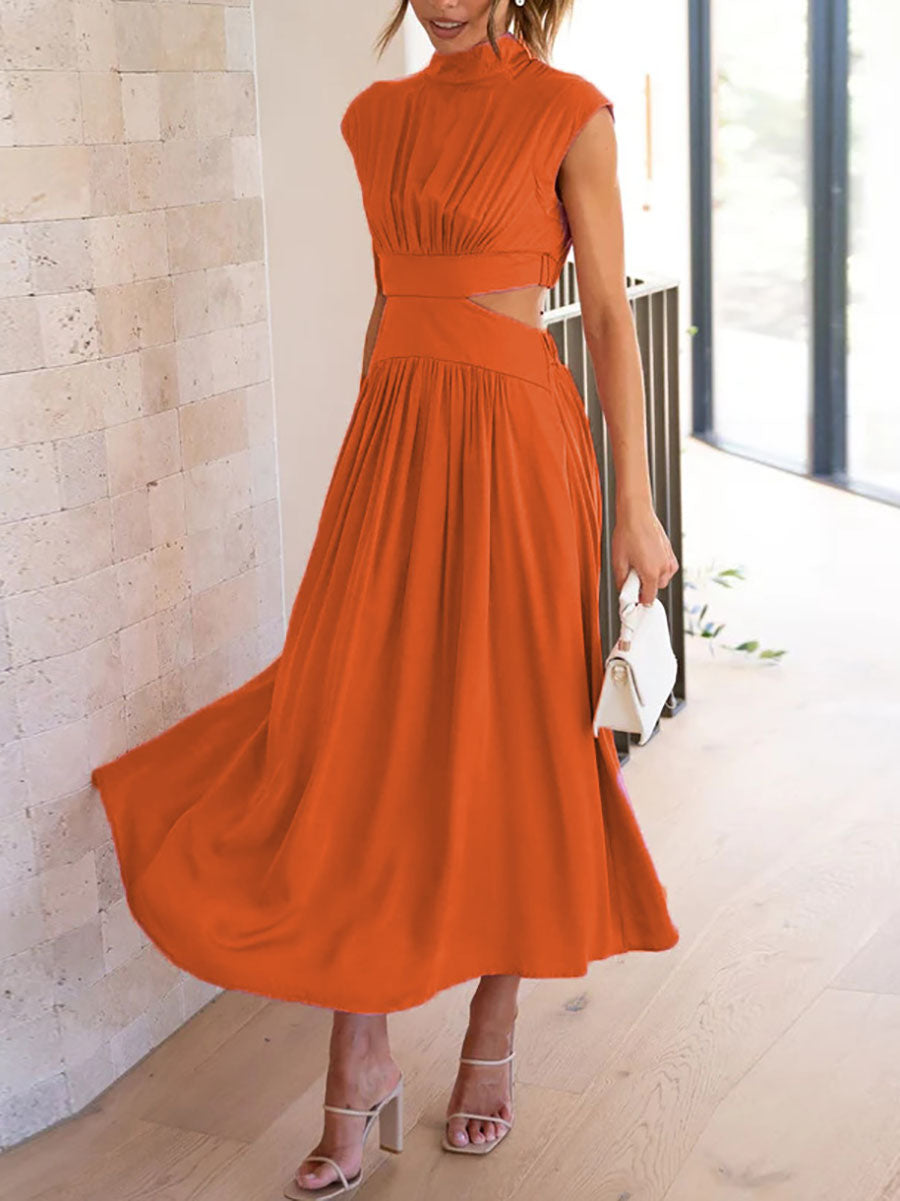 Stunncal Macaron Color Waistless Dress