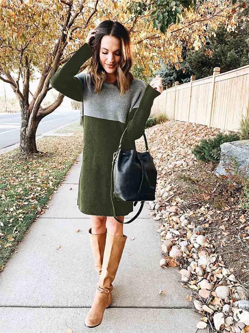 Stunncal O Neck Casual Dress (5 colors)