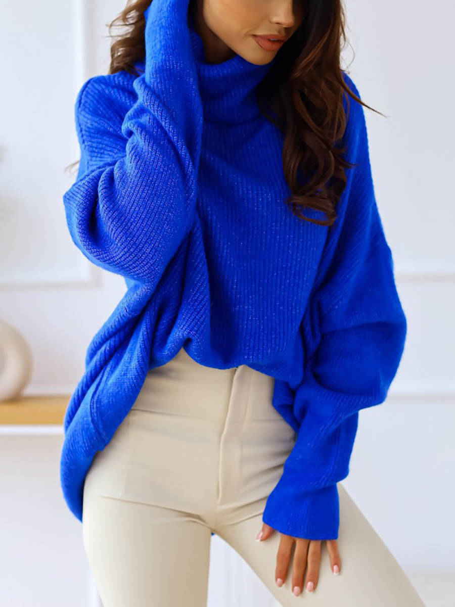 Stunncal Solid Color Turtleneck Knit Sweater(11 colors)