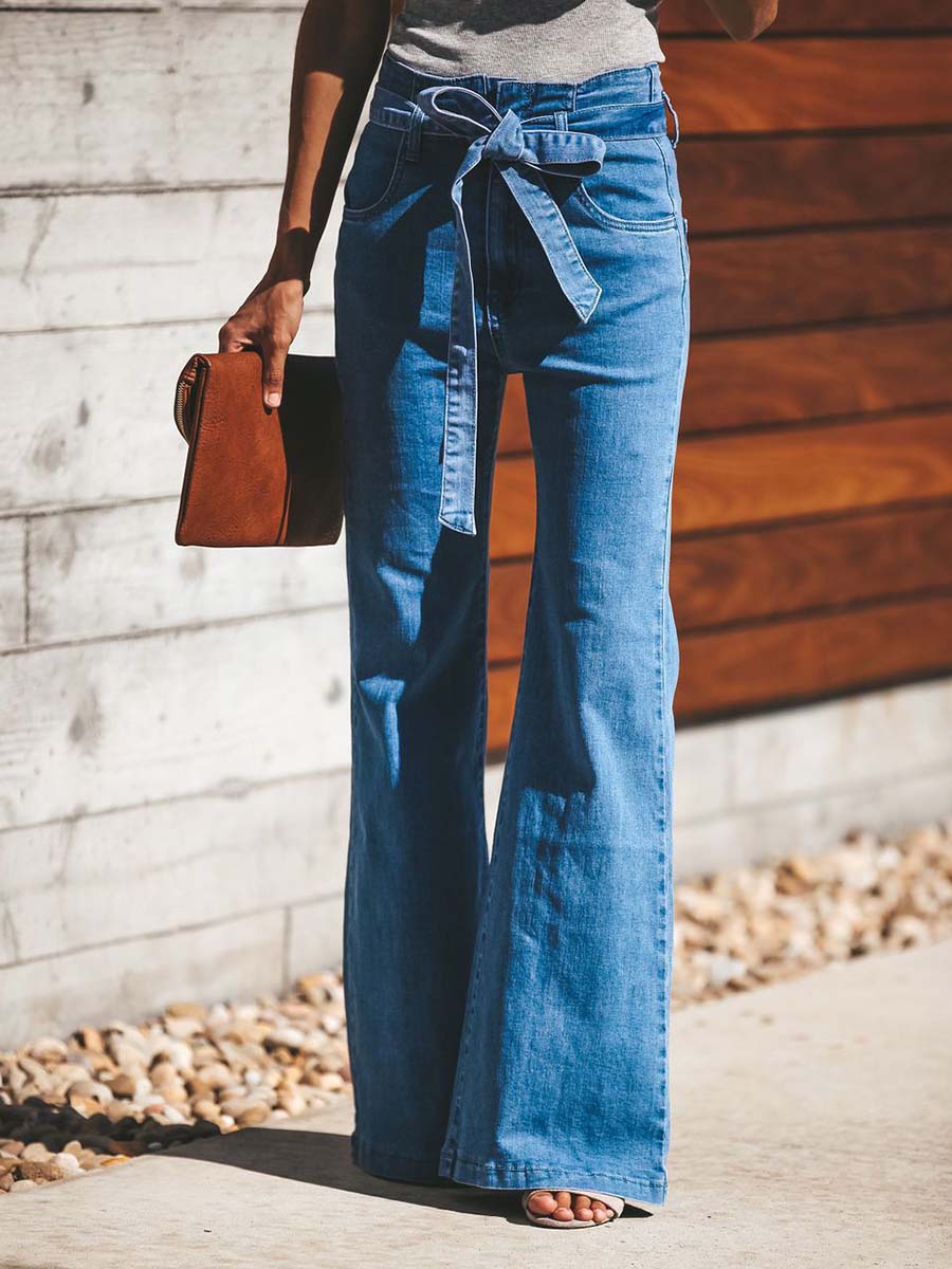 Stunncal Casual Jeans with Belt