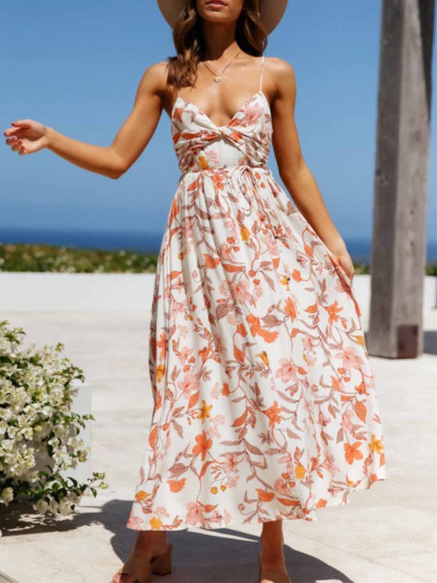 Stunncal Printed Bohemian Dress