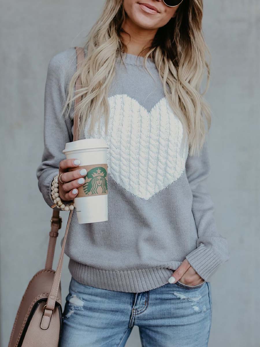 Stunncal Love Shaped Sweater