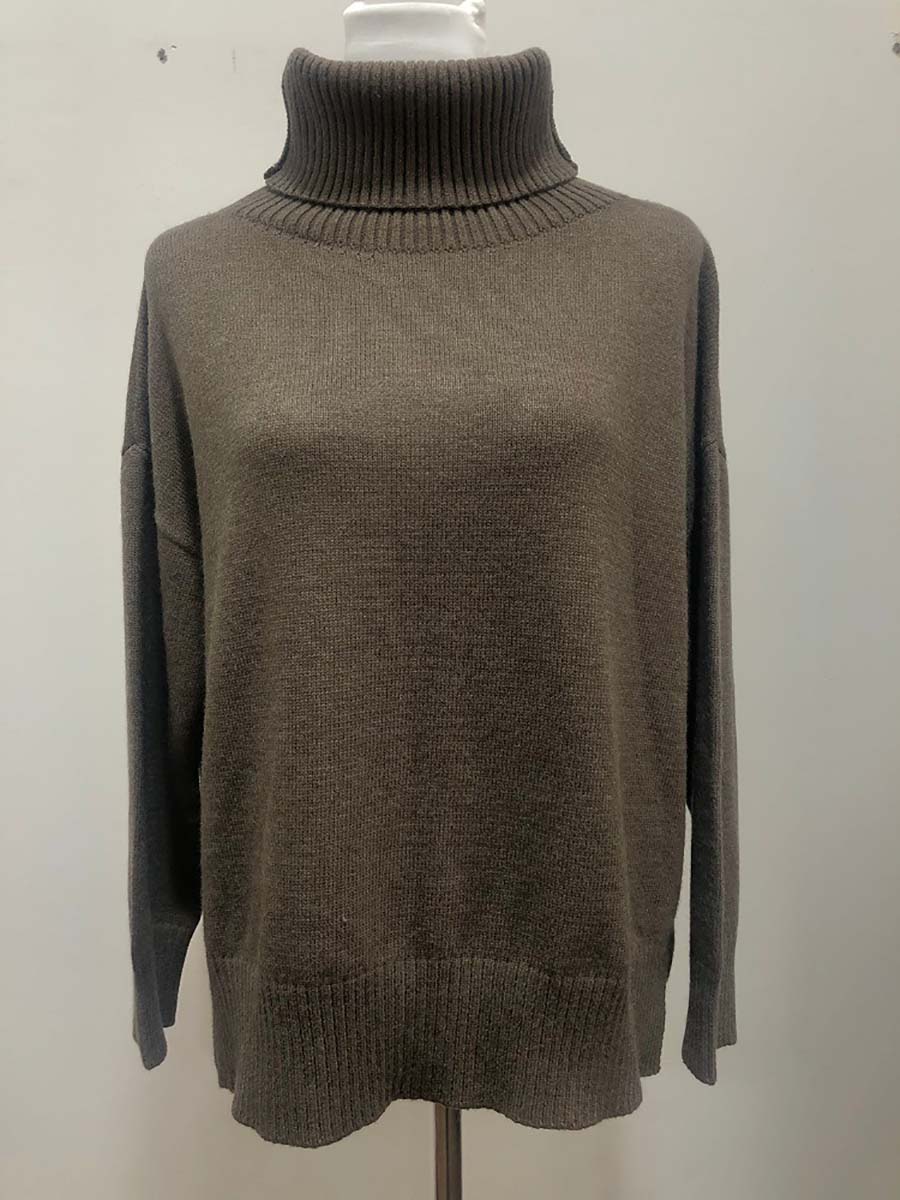 Stunncal Solid Color Turtleneck Long Sleeve Sweater(6 colors)