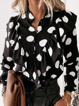 Stunncal Leopard Dot Print Shirt