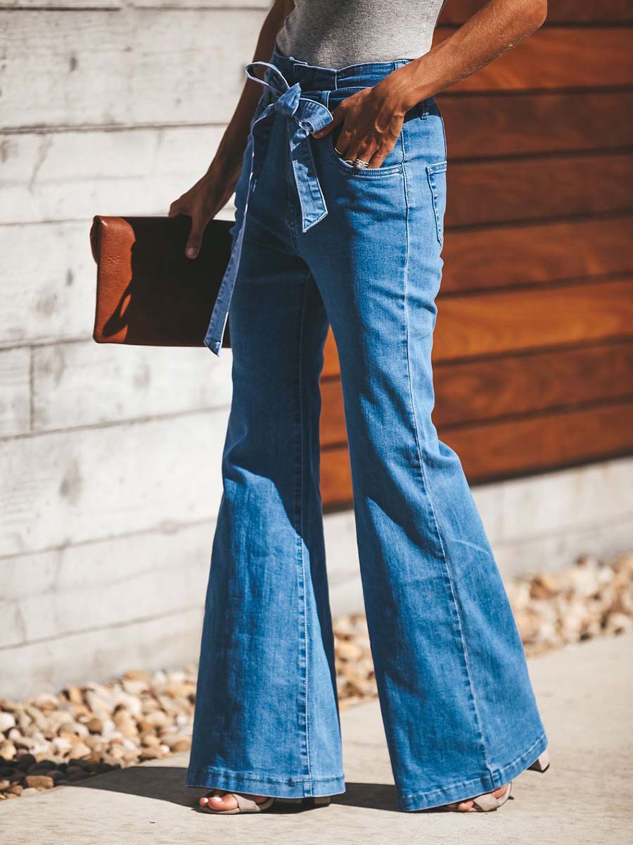 Stunncal Casual Jeans with Belt