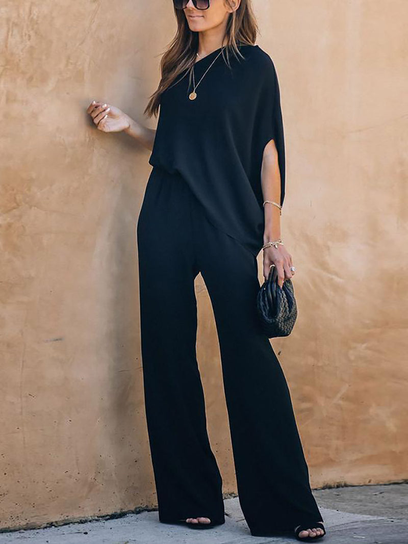 Stunncal Sexy Strapless Loose Jumpsuit