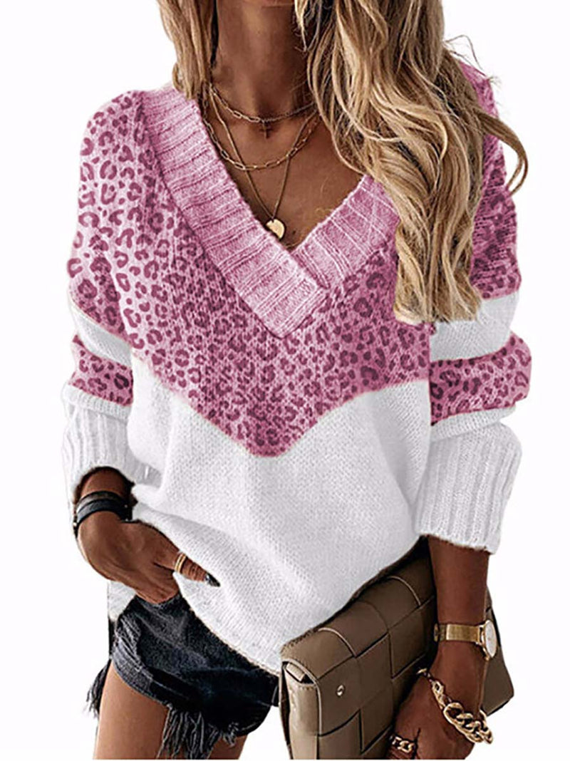 Stunncal Knit  V Neck Sweater（8 colors）