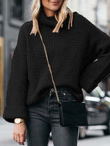 Stunncal Leisure High-Collar Sweater