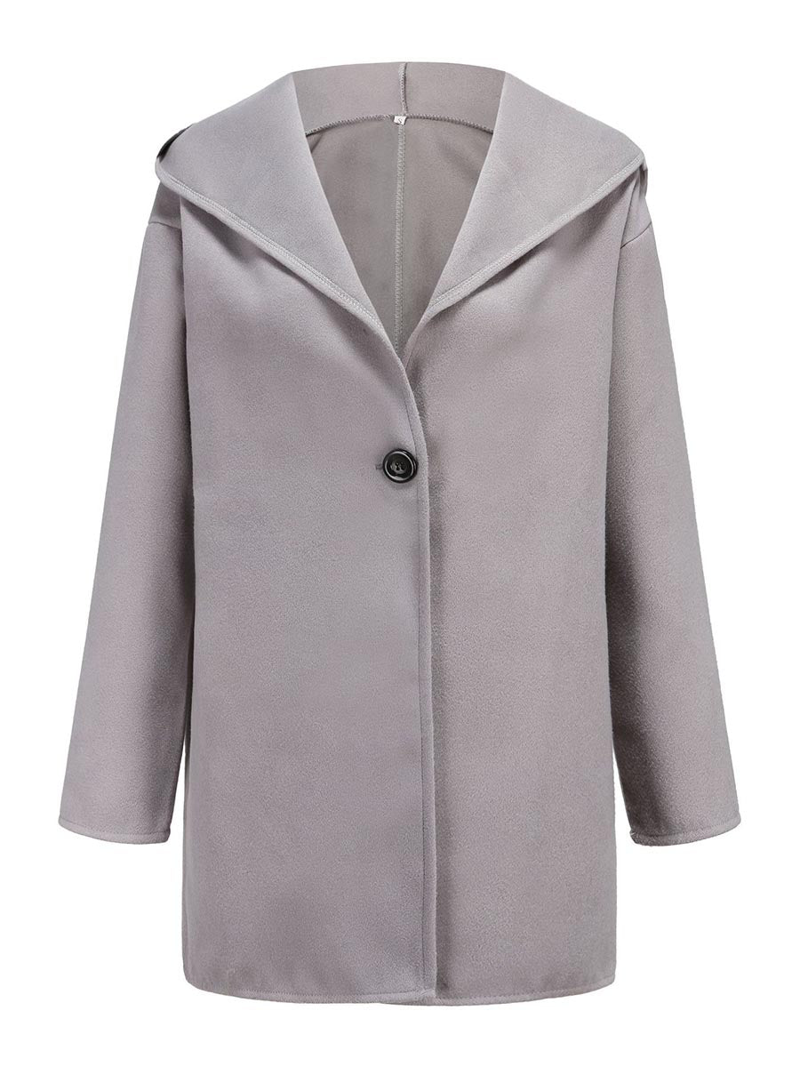 Stunncal Round Neck Loose Tweed Coat(7 colors)