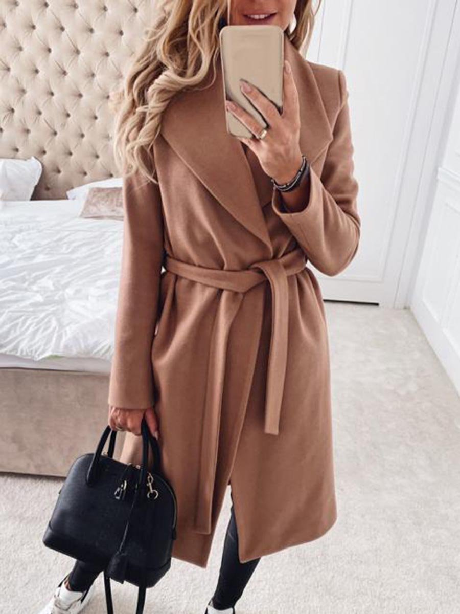 Stunncal Belt Pocket Coat