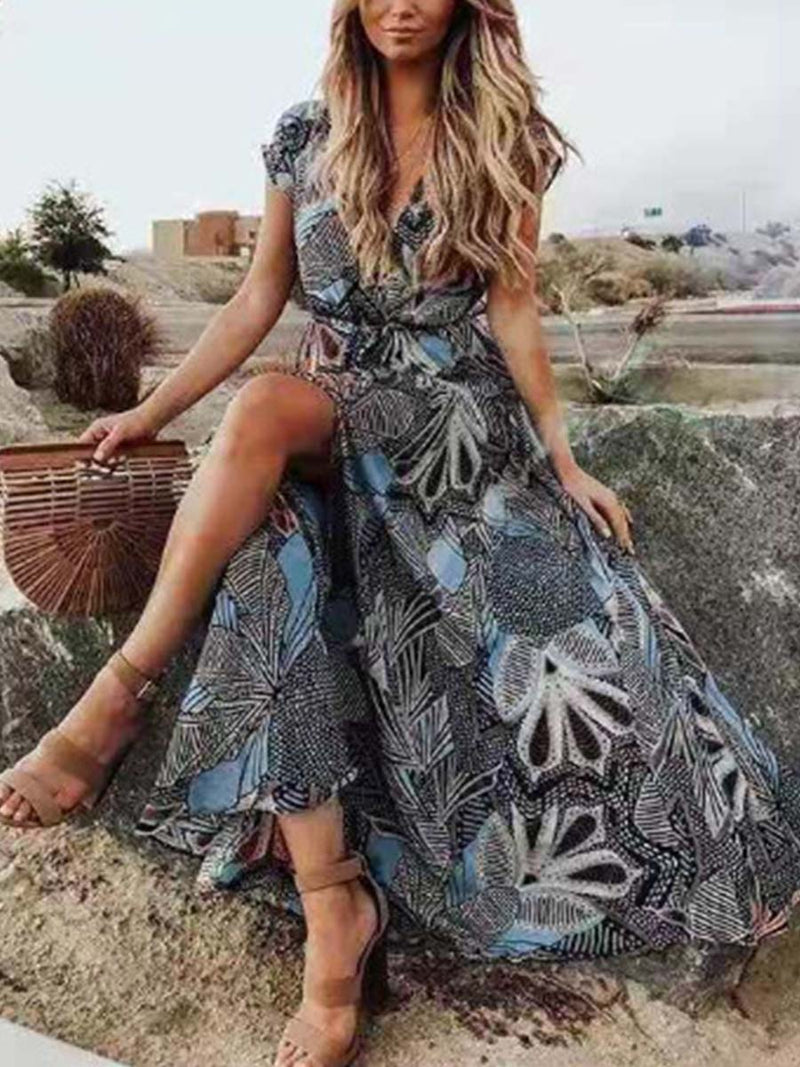 Stunncal Bohemian  Printed Maxi Dress