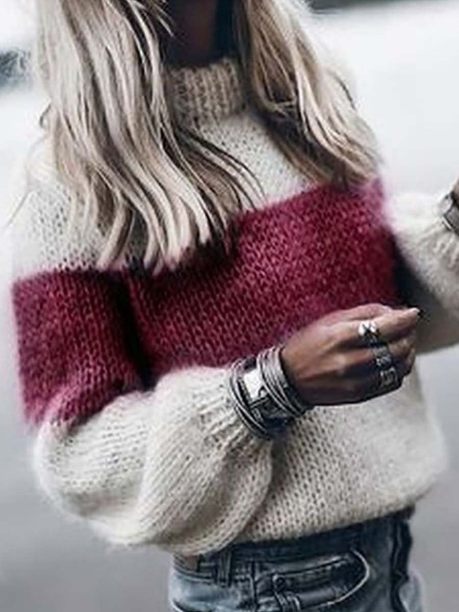 Stunncal Round Neck Knitted Sweater