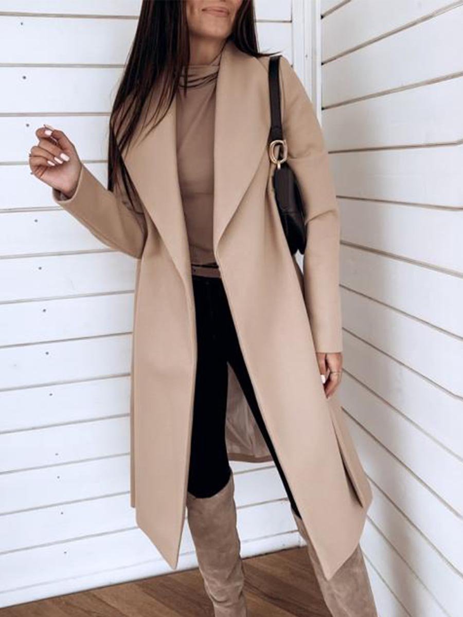 Stunncal Belt Pocket Coat