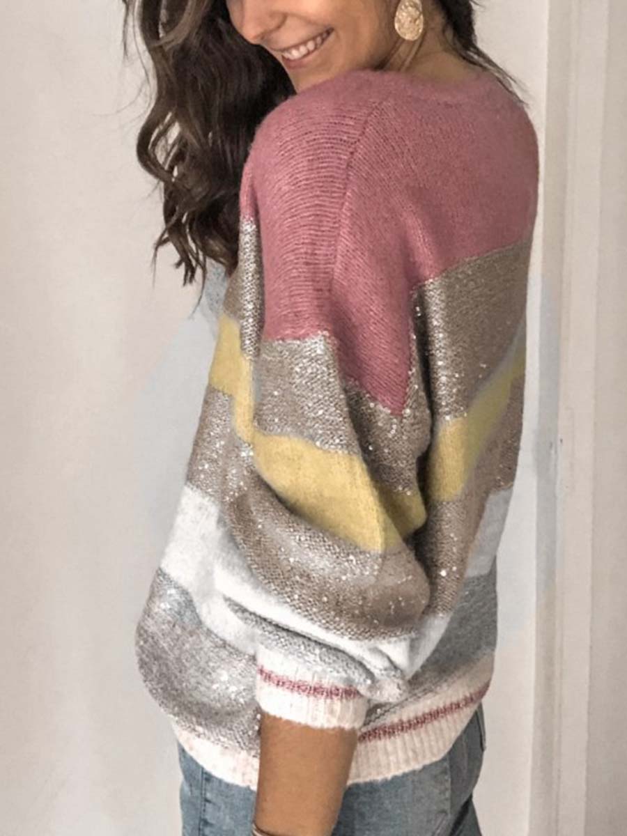 Stunncal Multicolor Knit Sweater