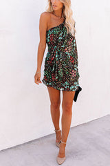 Stunncal Fun In The Sun Floral One Shoulder Dress