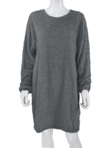Stunncal Plush Sweater Dress(8 colors)