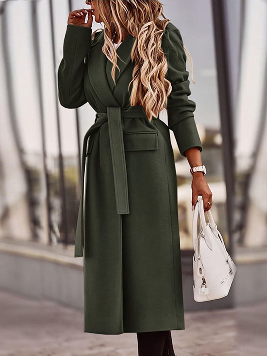 Stunncal Belt Long Coat