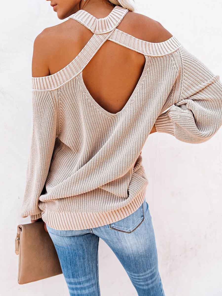 Stunncal Fashion Off-shoulder Sweater