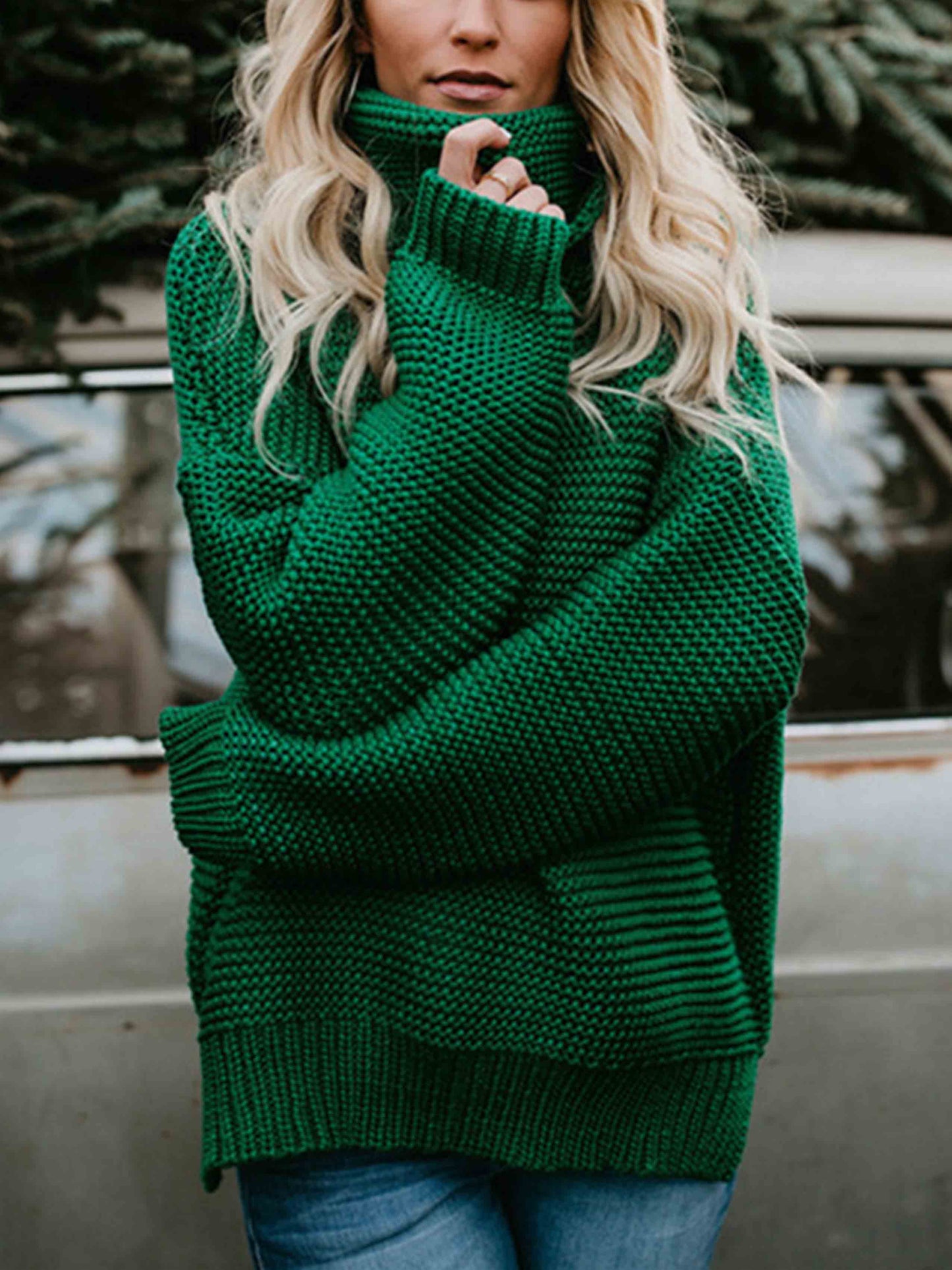 Stunncal Loose Turtleneck Warm Sweater